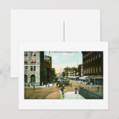 F Street N.W., Washington D.C. Briefkaart (Voorkant / Achterkant)