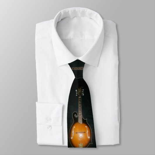 f~Style mandolin necktie Stropdas (Gebonden)