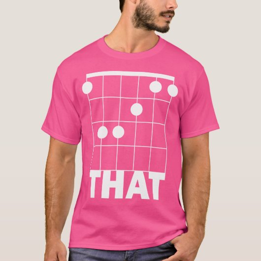 F That Funny Guitar Chord T-shirt (Voorkant)