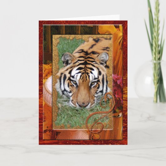 F-Tiger-Friends-16 Feestdagen Kaart (Voorkant)