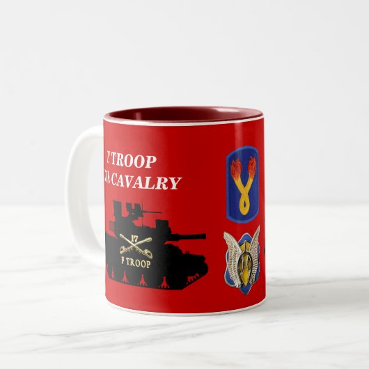 F Troop, 17e Cavalry M551 Sheridan Mok (Voorkant links)