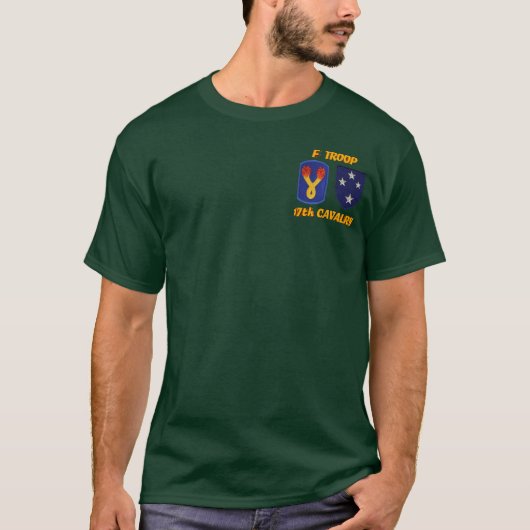 F Troop 17th Cavalry VSR M113 ACAV Shirt (Voorkant)