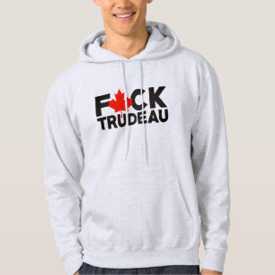 F Trudeau grappige Canadese vrachtwagenchauffeurs  Hoodie