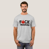 F Trudeau grappige Canadese vrachtwagenchauffeurs  T-shirt (Voorkant volledig)
