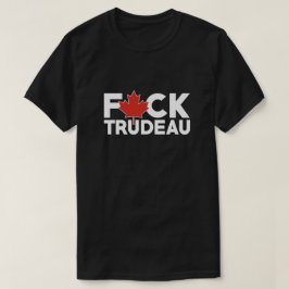 F Trudeau grappige Canadese vrachtwagenchauffeurs  T-shirt