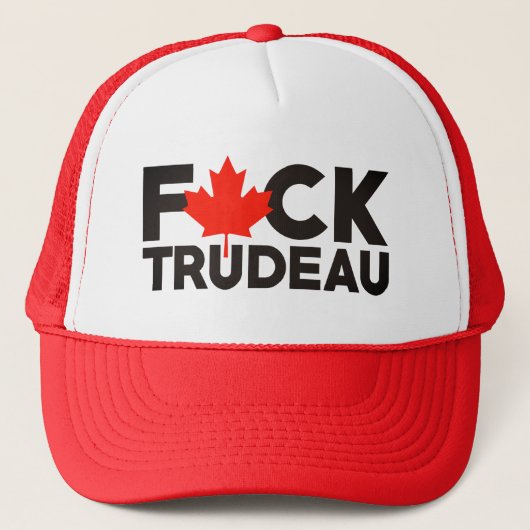 F Trudeau grappige Canadese vrachtwagenchauffeurs  Trucker Pet (Voorkant)