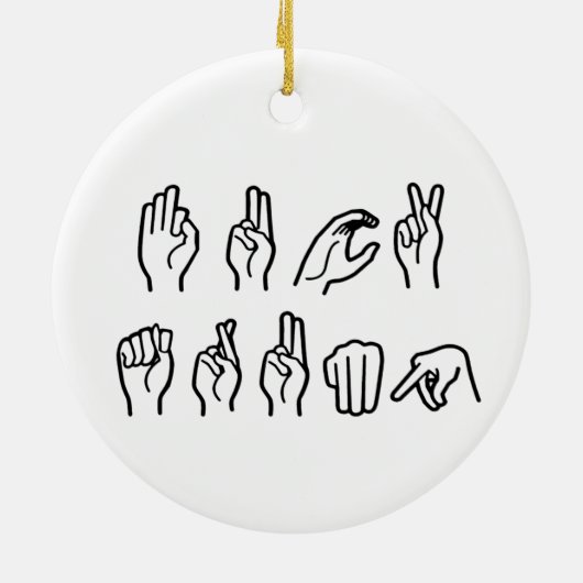 F TRUMP (GEBARENTAAL) KERAMISCH ORNAMENT (Achterkant)