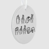 F TRUMP (GEBARENTAAL) ORNAMENT (voorkant)