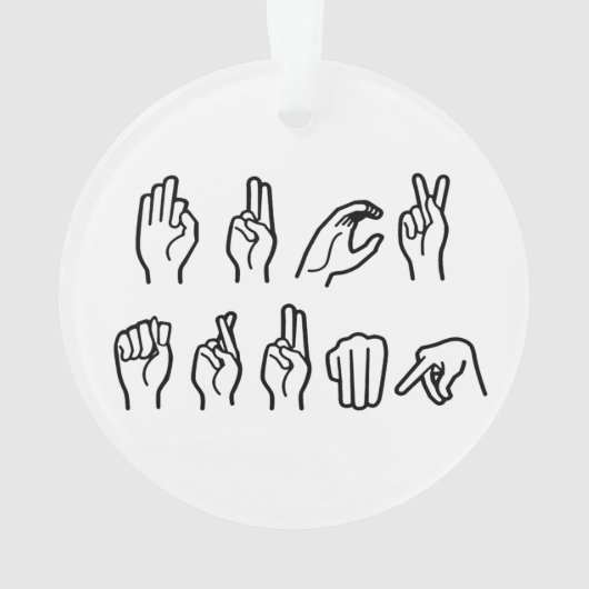 F TRUMP (GEBARENTAAL) ORNAMENT (achterkant)