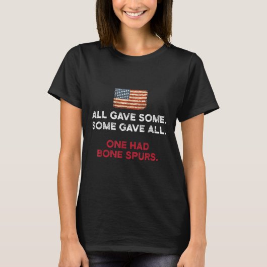 F Trump Shirt - Cadet Bone Spurs (Voorkant)