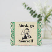 F U Musk-Briefkaart Briefkaart (Staand voorkant)