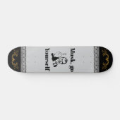 F U Musk Trucker Hat Persoonlijk Skateboard (Horizontaal)