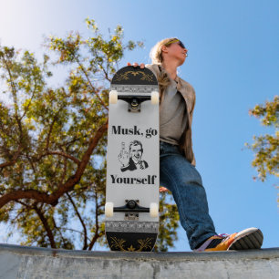 F U Musk Trucker Hat Persoonlijk Skateboard