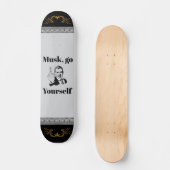 F U Musk Trucker Hat Persoonlijk Skateboard (Voorkant)