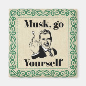 F U muskusmagneet Magneet (Voorkant)
