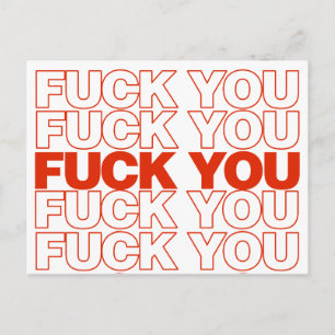 F U parodieert Briefkaart