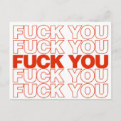 F U parodieert Briefkaart (Voorkant)