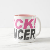 F*uck Cancer Mok (Voorkant rechts)