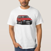 F Uno Mille Mk1 - 80's supermini in 9 kleuren T-shirt (Voorkant)