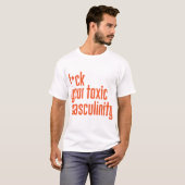 F UW TOXISCHE MASC - WIT EN SINAASAPPEL T-SHIRT (Voorkant volledig)