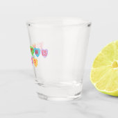 F VALENTIJNSDAG - Snoep Hartjes Banner Shot Glas (Rechts)