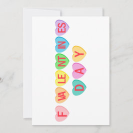 F VALENTIJNSDAG - Snoephartjesbanner Feestdagenkaart