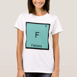 F - Valken Grappig Element Chemie Symbool T-Shirt