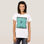 F - Valken Grappig Element Chemie Symbool T-Shirt (Voorkant volledig)