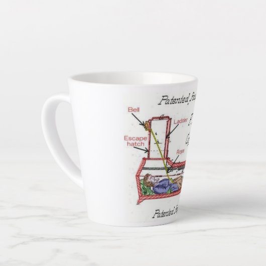 F Vester Escape Coffin Latte Mok (Linkerhoek)