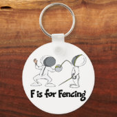 F voor afschermingen sleutelhanger (Voorkant)