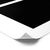 F voor bevestigingsauto's poster (Hoek)