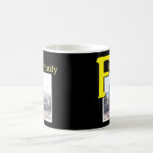 F voor de familie koffiemok (Center)