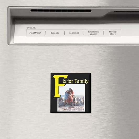 F voor de familie magneet (Insitu (Vaatwasser))