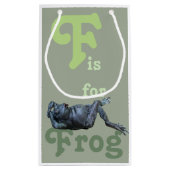 F voor Kikker Klein Cadeauzakje (Achterkant)