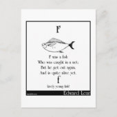 F was een vis briefkaart (Voorkant)