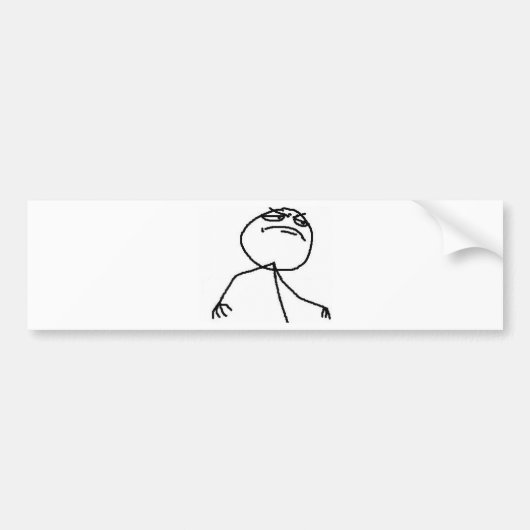 F Yea Guy Bumpersticker (Voorkant)