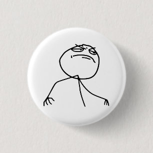 F Yea Rage Face Meme Ronde Button 3,2 Cm