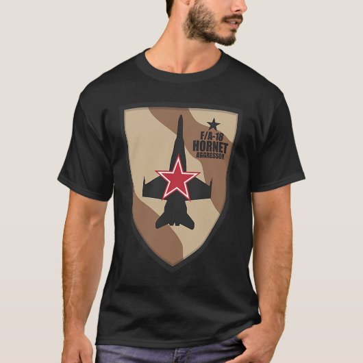 FA 18 Hornet Aggressor 1 T-shirt (Voorkant)