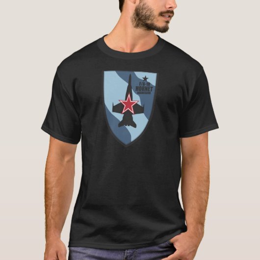 FA 18 Hornet Aggressor T-shirt (Voorkant)