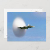 FA-18 Hornet Breaking Sound Barrier Briefkaart (Voorkant / Achterkant)