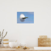 FA-18 Hornet-breekbare geluidsbarrière (7 juli 199 Poster (Keuken)