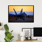 FA-18 Hornet Poster (Thuiskantoor)