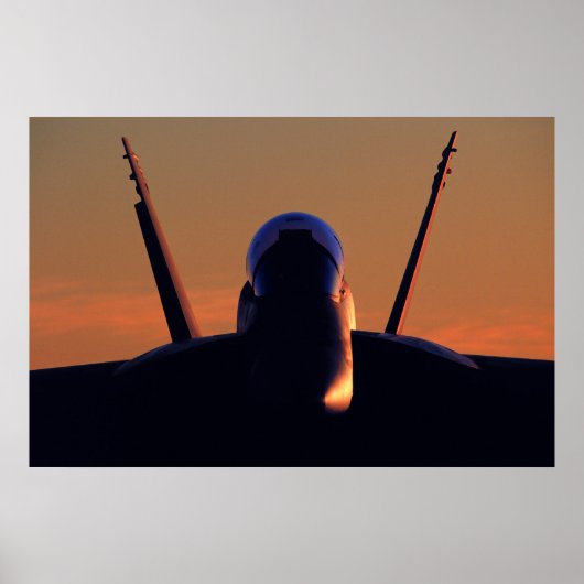 FA-18 Hornet Poster (Voorkant)