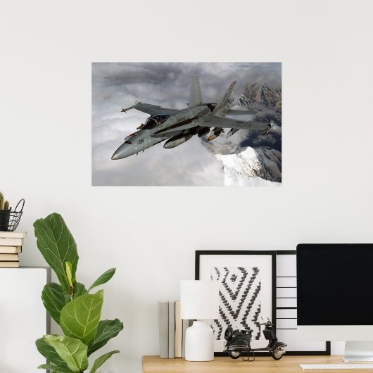 FA-18 Hornet Poster (Thuiskantoor)