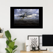 FA-18 start Poster (Thuiskantoor)