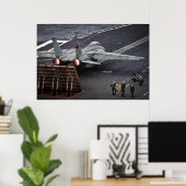 FA-18 start USS Stennis Poster (Thuiskantoor)