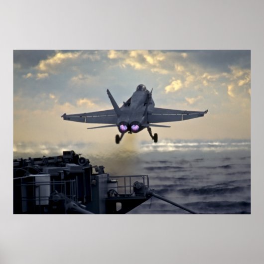FA-18 start van USS Stennis Poster (Voorkant)
