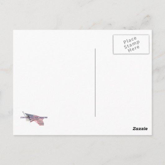 FA-18D Hornet Briefkaart (Achterkant)