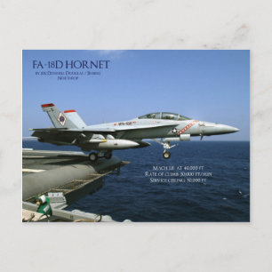 FA-18D Hornet Briefkaart