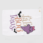 Fa BOO Lous Fa BOO Lous Halloween Ghost Golfhanddoek (Horizontaal)
